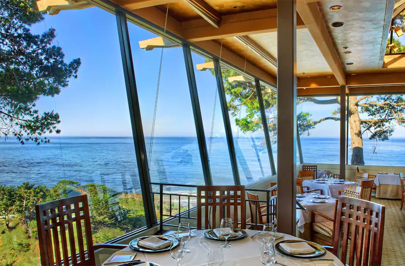 A view of Pacific's Edge overlooking the ocean