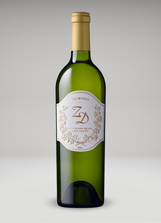 A bottle of 2024 Sauvignon Blanc, Napa Valley