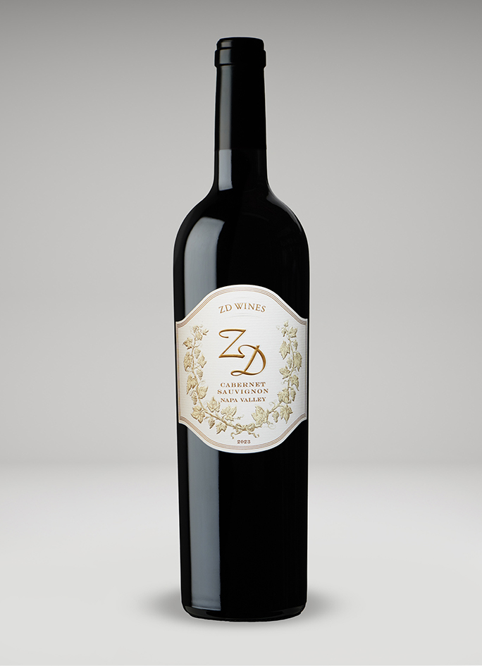 A bottle of 2023 Cabernet Sauvignon, Napa Valley