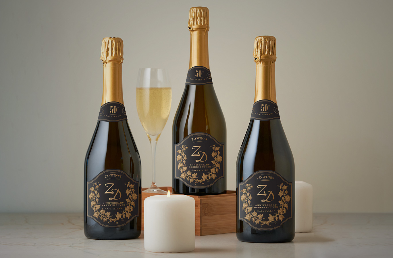 3 bottles of ZD Reserve Cuvée
