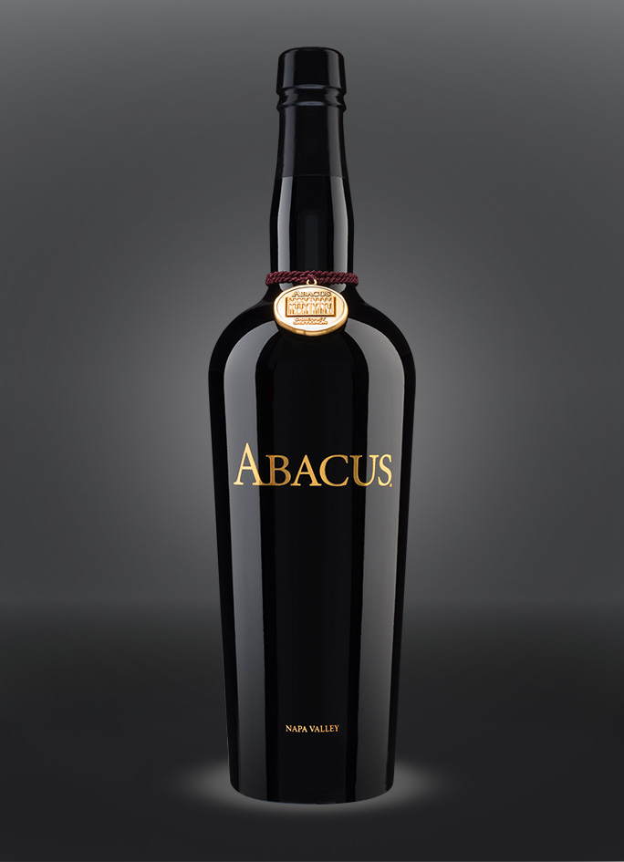 A bottle of Abacus 24th Bottling