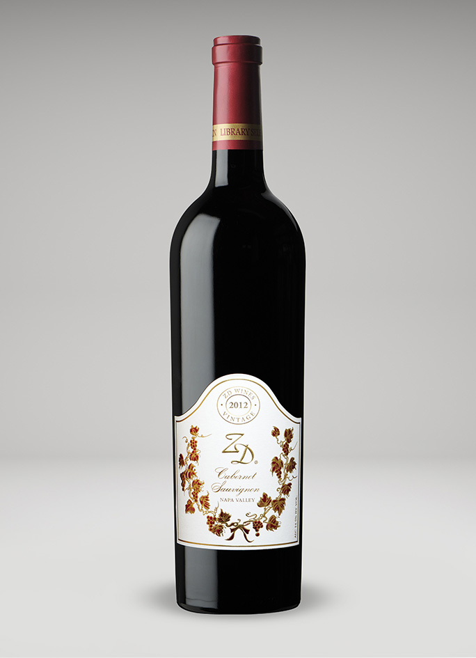 A bottle of 2012 Cabernet Sauvignon