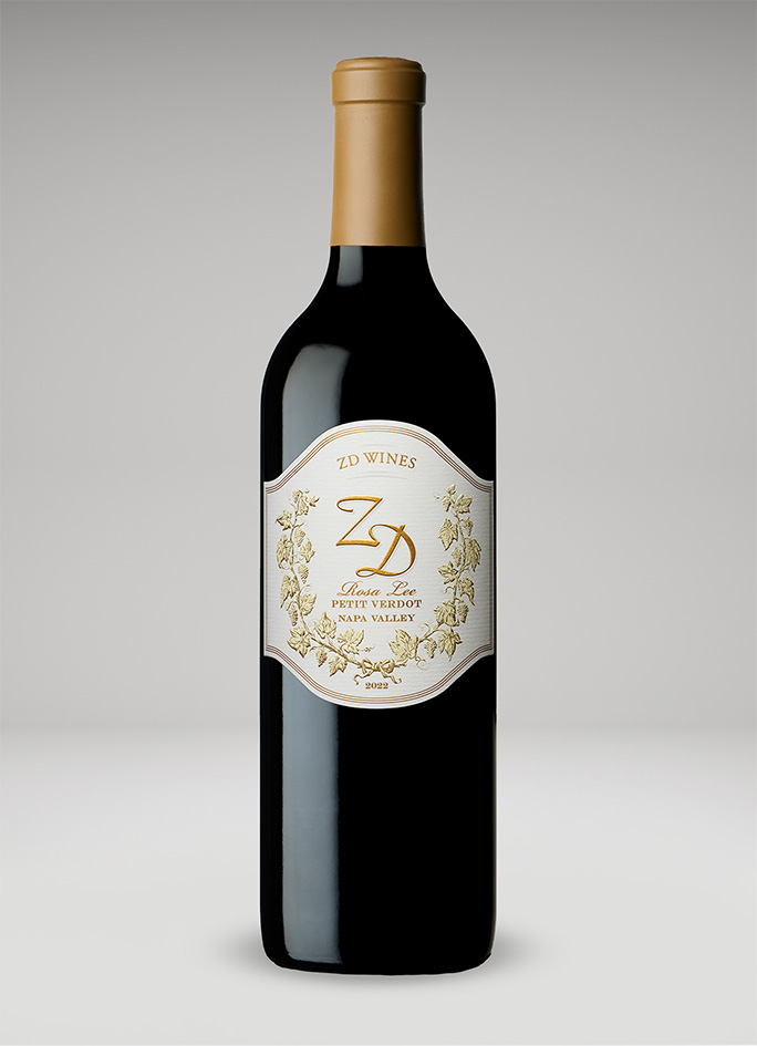 A bottle of 2022 Rosa Lee Petit Verdot, Napa Valley